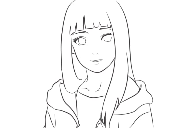 Anime face Sketch / Trace by Oneguyhere on DeviantArt