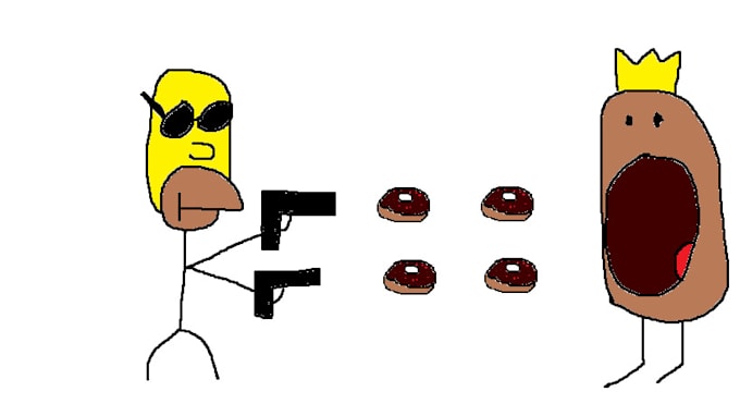 make you a bad drawing because i suck at it