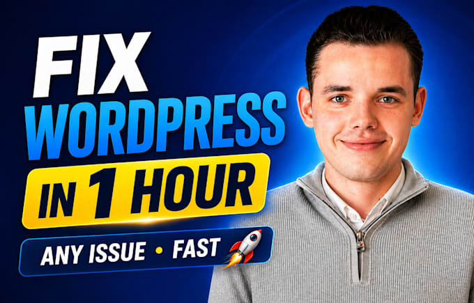 fix wordpress issues, errors, and bugs within 1 hour