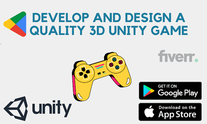 develop 3d unity game for android and IOS