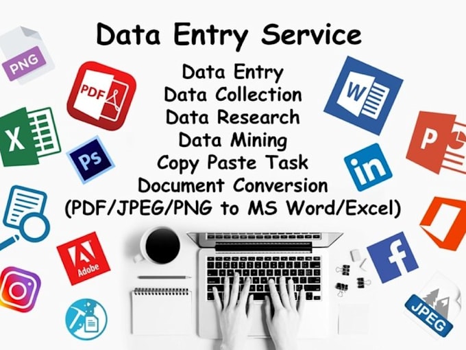 do perfect data entry, web research and copy paste