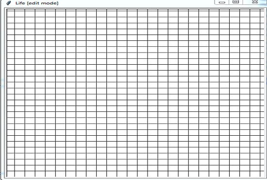 Provide cellular automata source code written in python turtle graphics ...