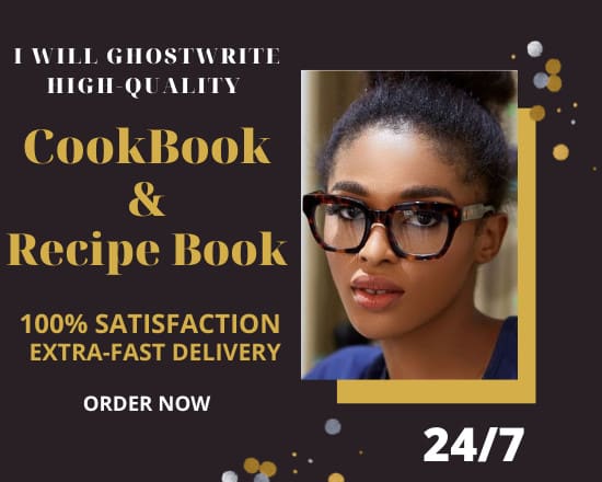 ghostwrite high quality cookbook, recipes, and recipe book