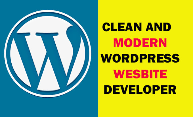 create a clean and modern wordpress website design