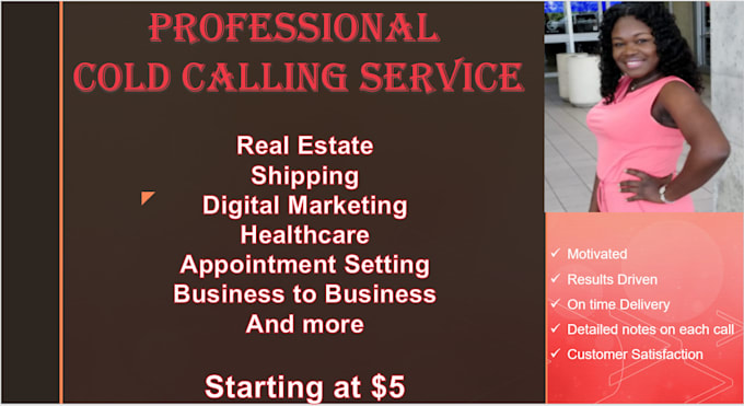 be your professional cold caller making phone calls to US and canada