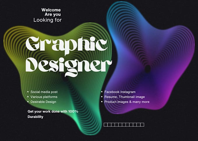 be a graphic designer for you