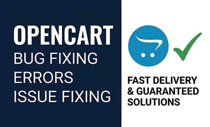 fix any bugs and issues in opencart