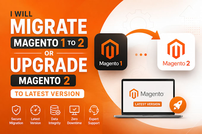 migrate magento 1 to 2 or upgrade magento 2 to latest version