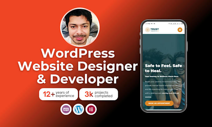 design, redesign, or fix a wordpress website