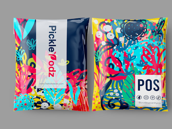 make top notch poly mailer and shipping package design