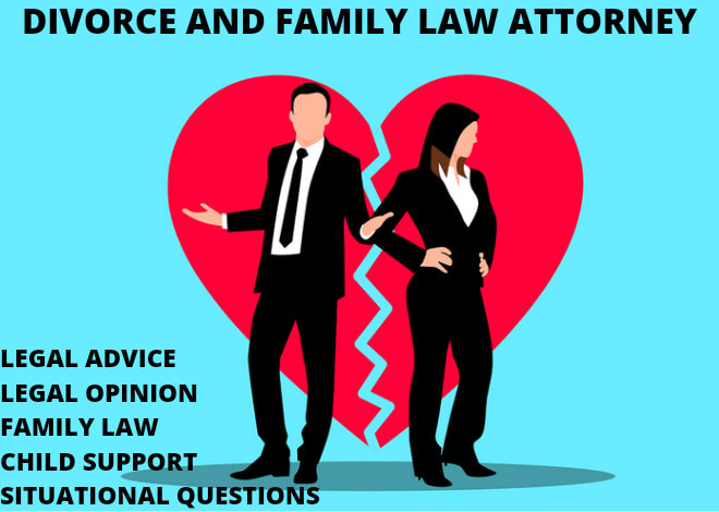 as a professional expert lawyer answer divorce or child support questions