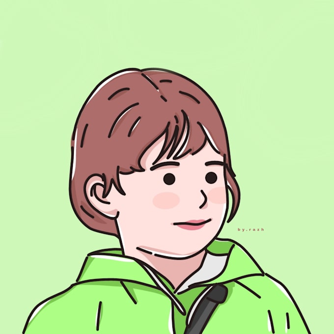 draw your picture into minimalist avatar
