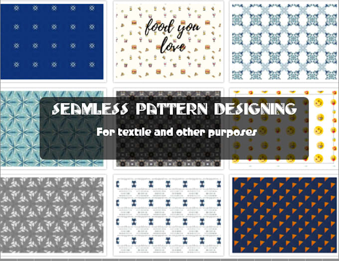 Creat seamless floral and geometric patterns for your products by ...