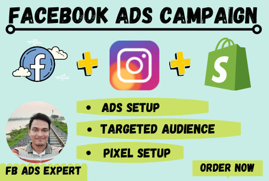 setup your fb ads, facebook pixel and instagram advertising