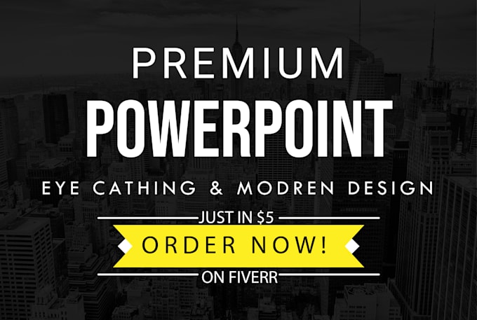 design modern powerpoint presentation design