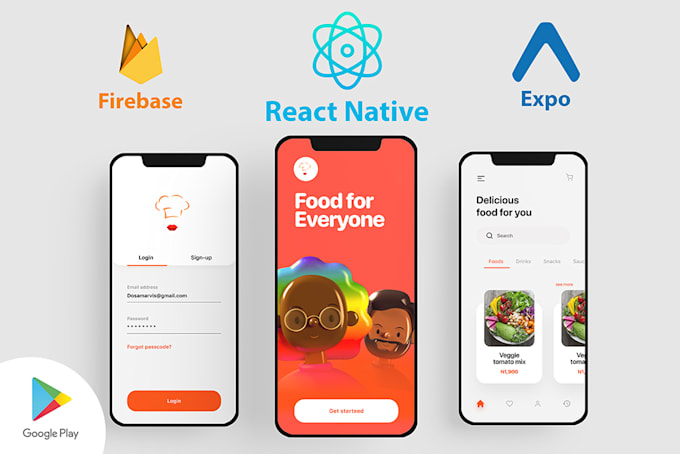 Create your ios and android mobile apps using react native by ...