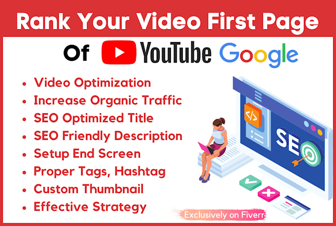 be your youtube video SEO expert for video ranking
