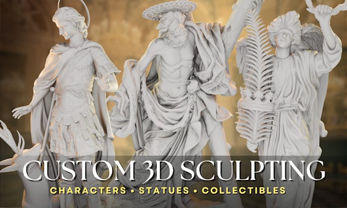 sculpt 3d sculpting for printing, modeling 3d printing character