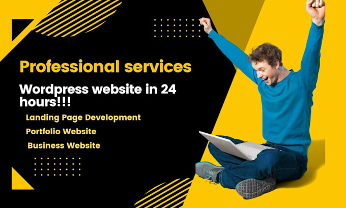 design wordpress landing page within 24 hours