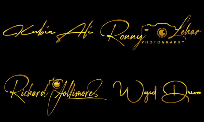 do photography logo signature or watermark