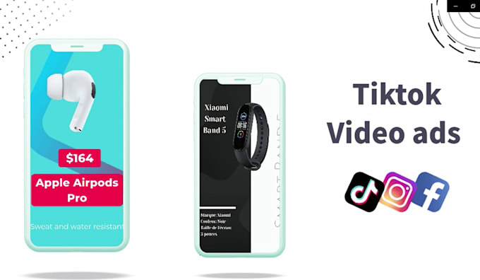 create tik tok video ads for product or service