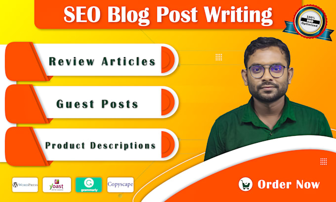 be your SEO blog content writer with on page optimization