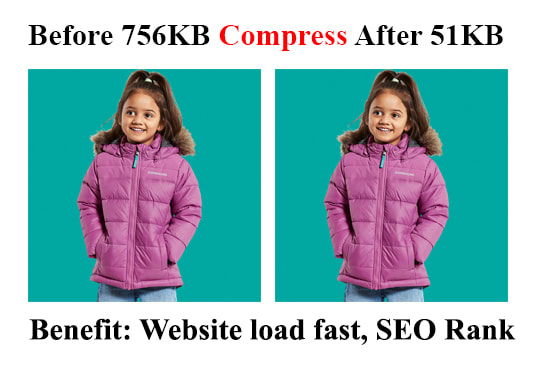compress the images file size
