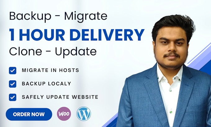 backup migrate clone or transfer wordpress website in 1 hour