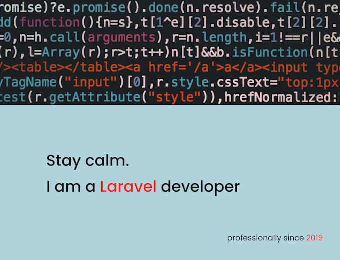 develop custom laravel website