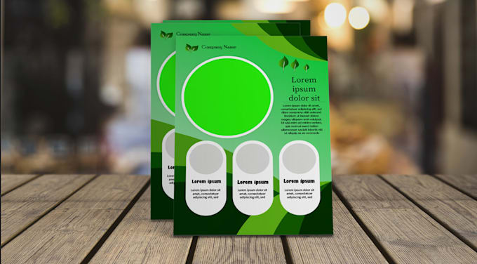 design creative flyers for you