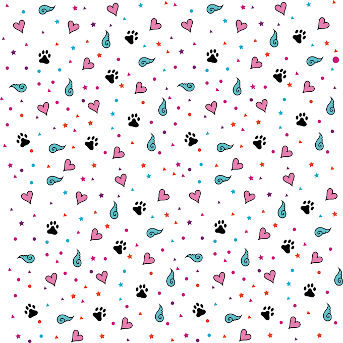 design hand drawn cute vector seamless pattern