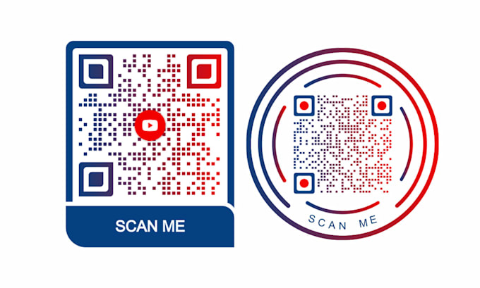 create professional  and unique qr code design with your logo