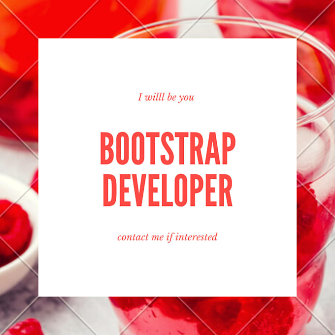 Be your bootstrap developer by Abdullahabba982 | Fiverr