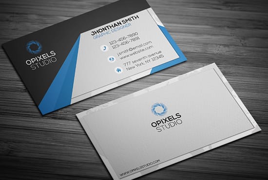 do professional business card with logo