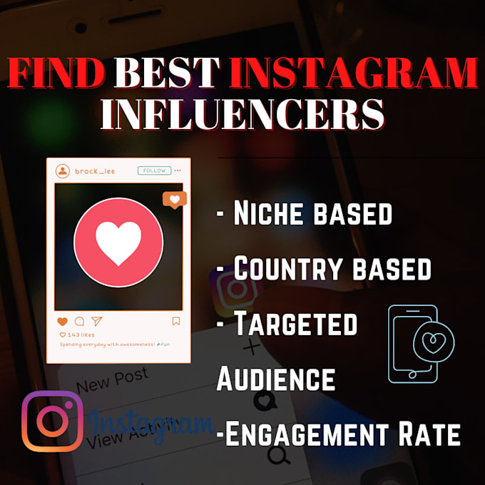 Find best instagram influencer for your niche by Maham_sid09 Fiverr