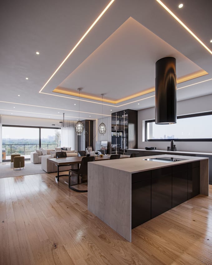 create 3d interior renderings