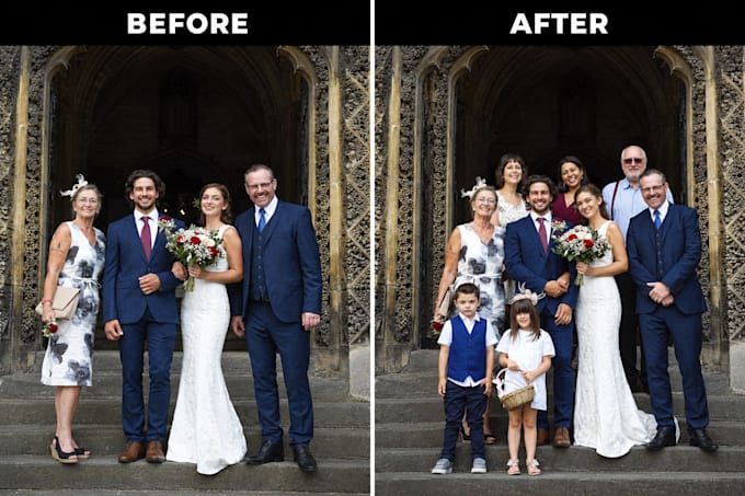 realistically merge or add a person into any photo using photoshop
