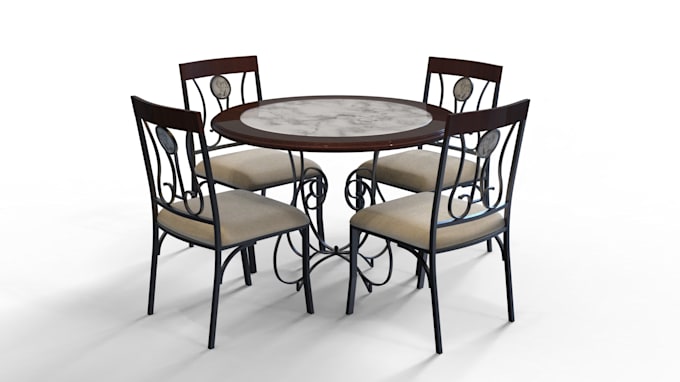 do 3d furniture design as your requirements