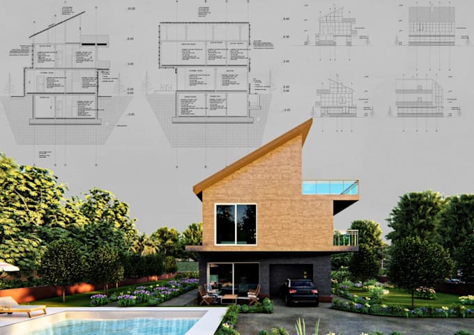 3d interior and exterior design