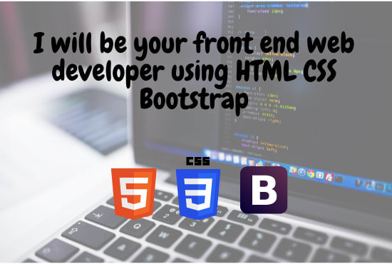 Be your front end web developer using html css bootstrap by Aimenanwaar ...