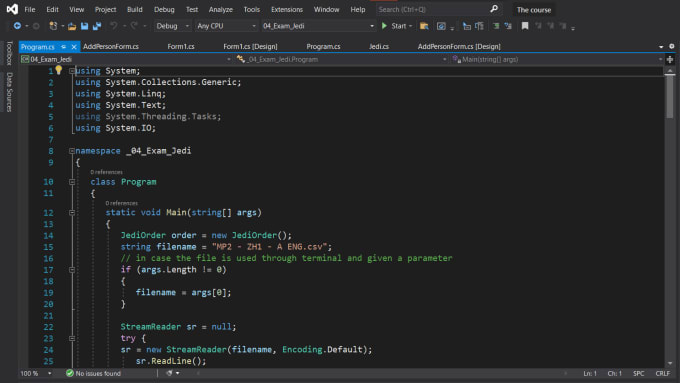 Create your simple c sharp program by Ahmedelsamahy | Fiverr