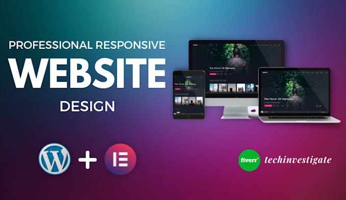 design and develop modern wordpress website