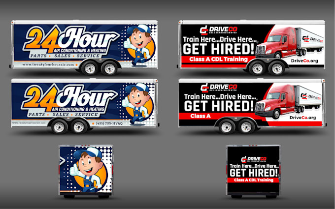do awesome truck, trailer any vehicle wrap design