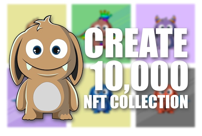 design hand drawn nft art and generate full collection with metadata