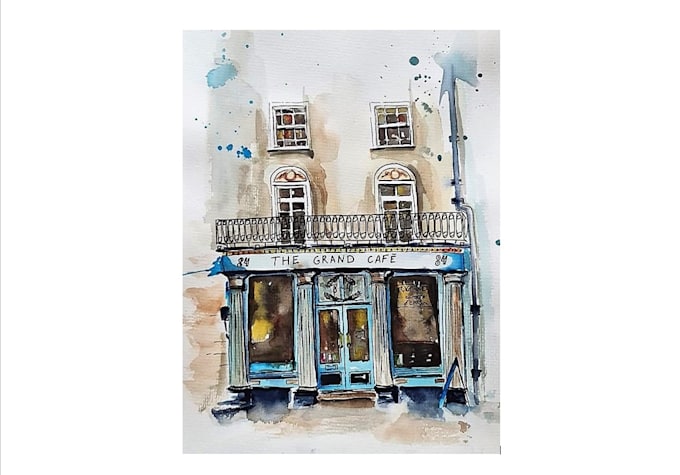 fill with colors your favourite city spots, venues