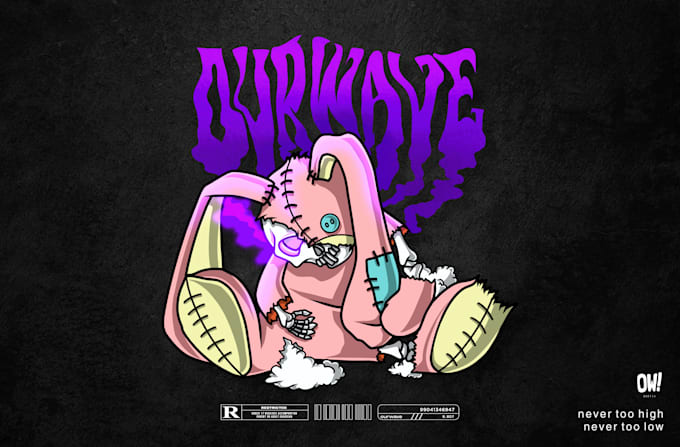 Hot Review! I will make streetwear design for your clothing and tshirt