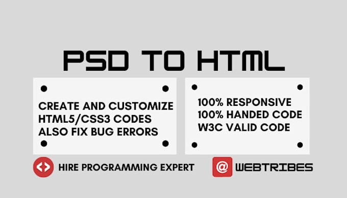 Edit html, css and php codes for you by Webtribes | Fiverr