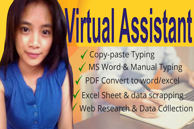 Be your virtual assistant for data entry by Lizbard | Fiverr
