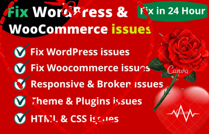 fix your word press website issue