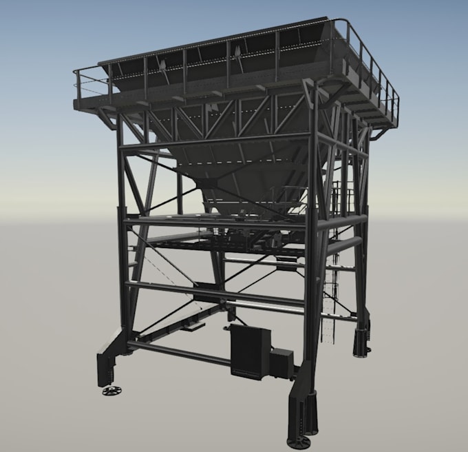 model any steel structure in 3d with tekla